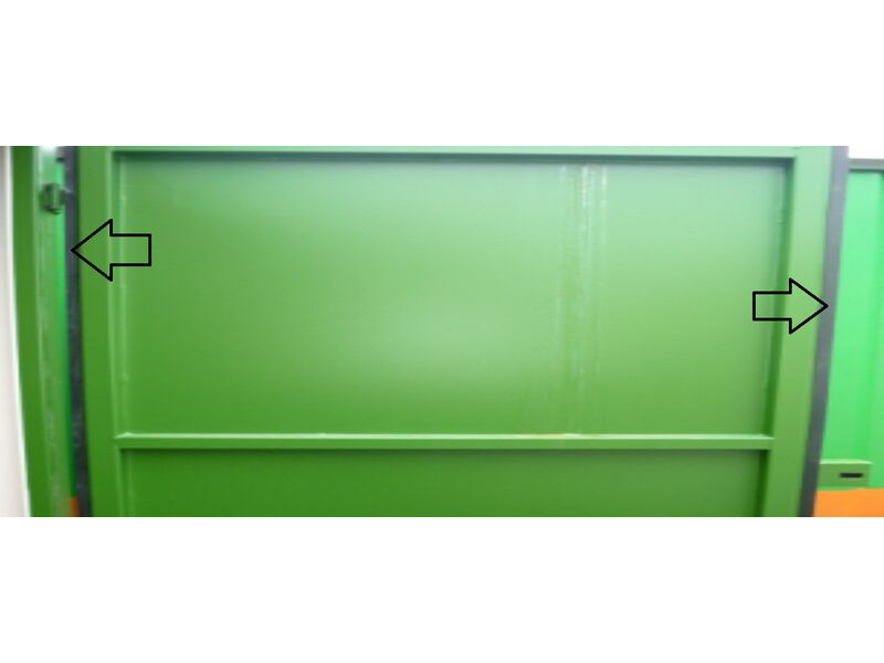 SHIPPING CONTAINER Compressed door seal click to zoom image