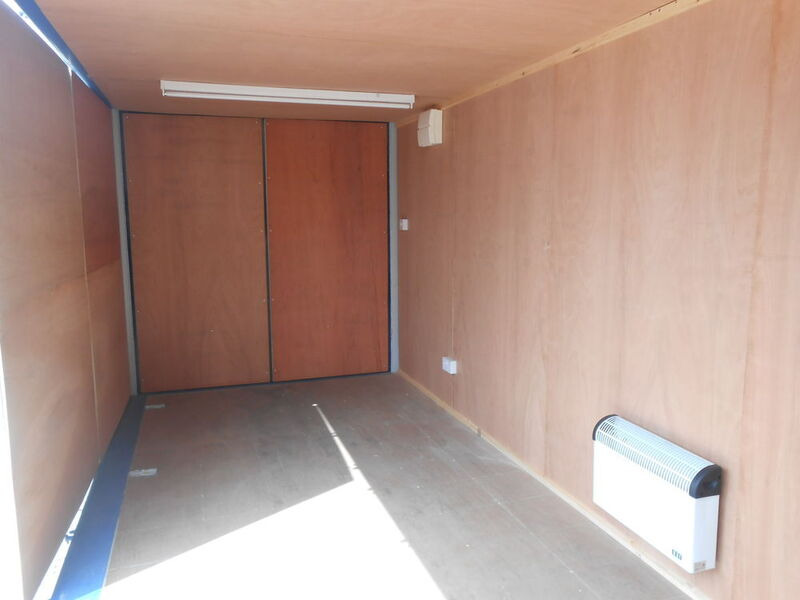 Shipping Container Conversions 20ft S1 side doors click to zoom image