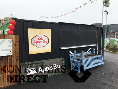 Shipping Container Conversions Pop up bar unit