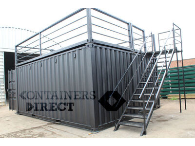 Shipping Container Conversions 20ft x 16ft pop up bar