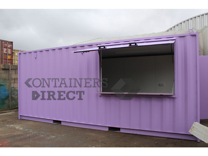 Shipping Container Conversions 20ft shutter hatch MenuBox[REG] click to zoom image