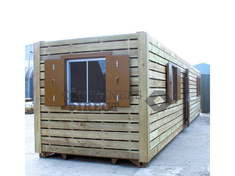 Shipping Container Conversions 40ft ModiBox[REG] with cladding click to zoom image
