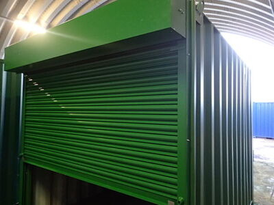 Shipping Container Conversions 10ft roller shutter door