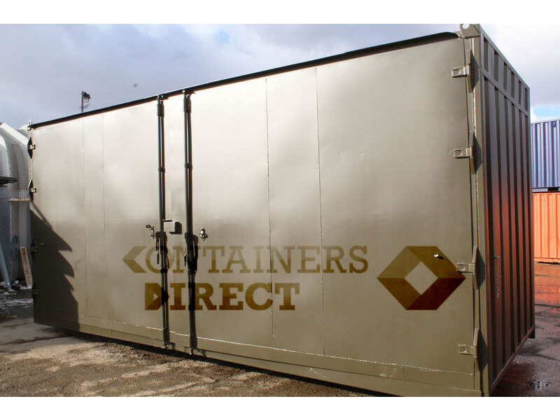 SHIPPING CONTAINERS 21ft with 20ft wide side door click to zoom image