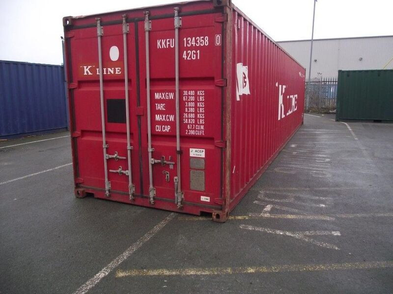 SHIPPING CONTAINERS 40' Metal Container click to zoom image