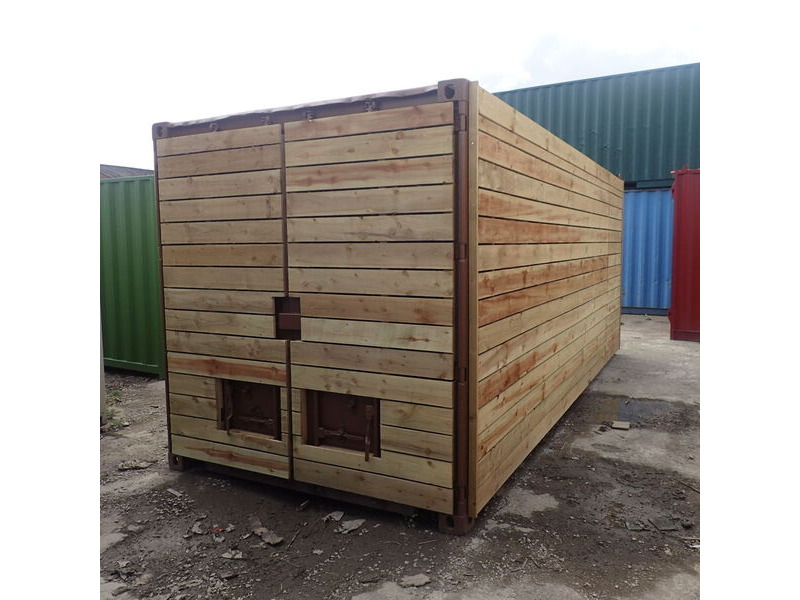 SHIPPING CONTAINERS 10ft once used cladded container - Clean Cut CLO10 click to zoom image