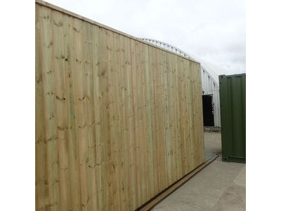 SHIPPING CONTAINERS 40ft once used cladded container - Seamless Shiplap CLO40