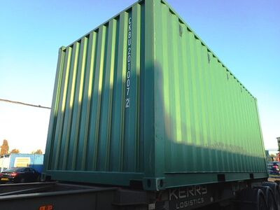 SHIPPING CONTAINERS 20ft Once-Used DV Original 34235 click to zoom image