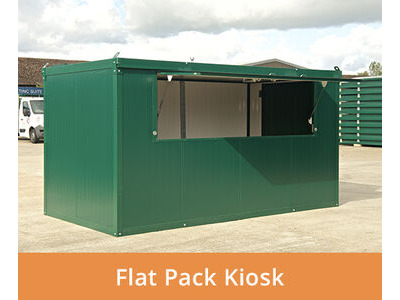 Flat Pack Shipping Containers 4m ExpandaKiosk