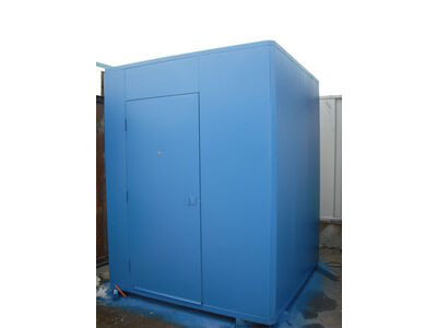 SHIPPING CONTAINERS 6ft x 6ft anti vandal Gatehouse click to zoom image