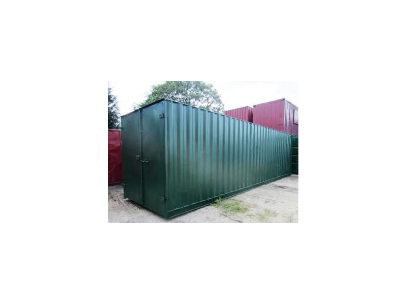 30ft Shipping Container - New 30ft Once-Used - S1 Doors click to zoom image