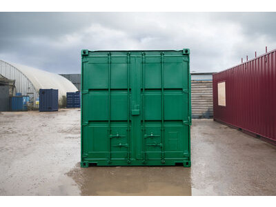 Second Hand 15ft Shipping Containers 15ft Used Container - S2 Doors click to zoom image