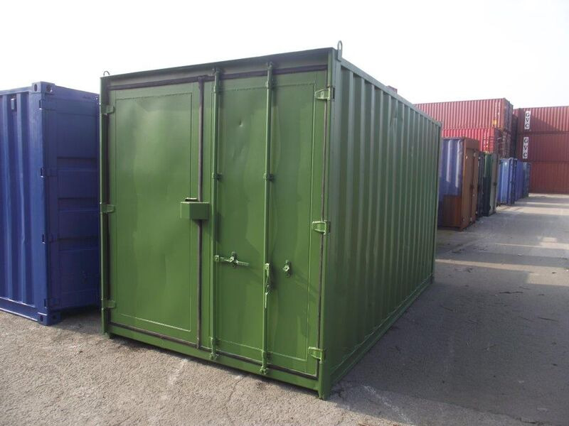 Second Hand 15ft Shipping Containers 15ft S3 Doors click to zoom image