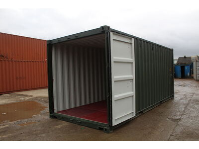 20ft New Shipping Containers 20ft Once Used S2- Original Doors click to zoom image
