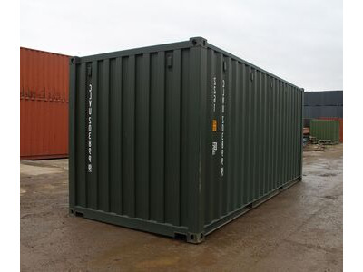 New 20ft Shipping Containers 20ft Once-Used - S1 Doors click to zoom image