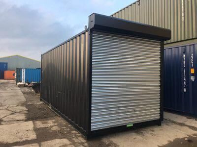 New 20ft Shipping Containers 20ft Once Used - S4 Doors