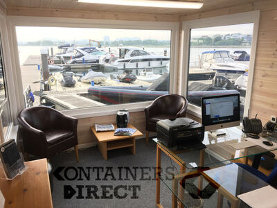 Shipping Container Conversions 35ft x 10ft marina office