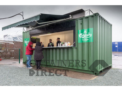 Shipping Container Conversions 20ft pop up bar and burger van
