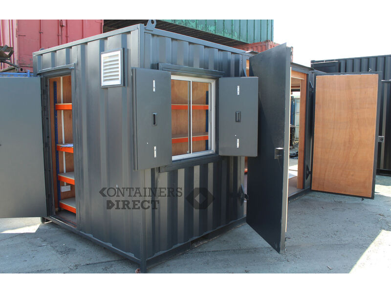 Shipping Container Conversions 20ft office-storeroom click to zoom image