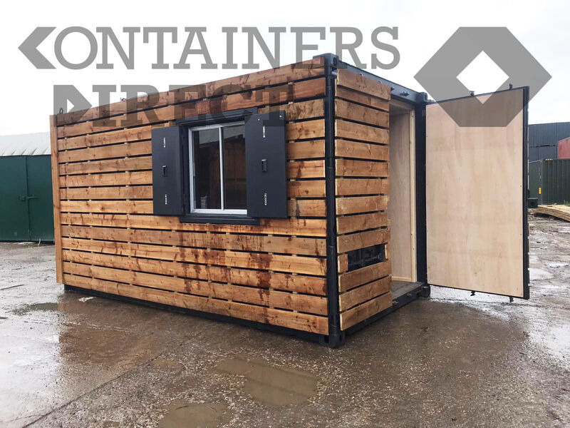 Shipping Container Conversions 15ft with ply lining click to zoom image