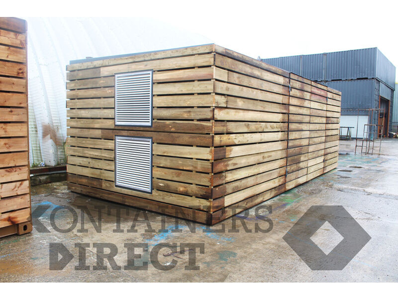 Shipping Container Conversions 25ft x 11ft generator room click to zoom image