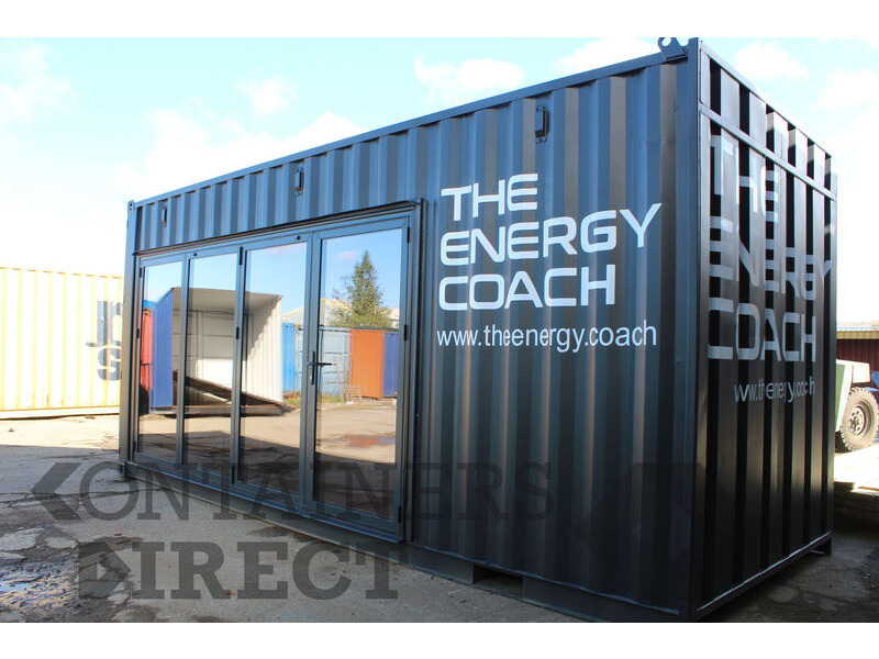 Shipping Container Conversions 20ft home gym click to zoom image