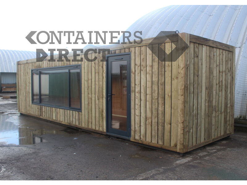 Shipping Container Conversions 30ft cladded classroom click to zoom image