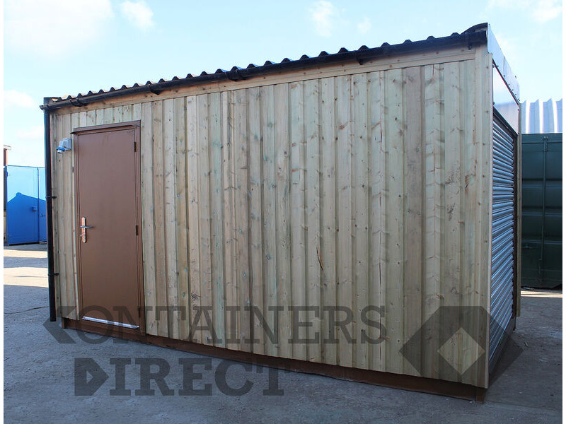 Shipping Container Conversions 15ft garden split office/store click to zoom image