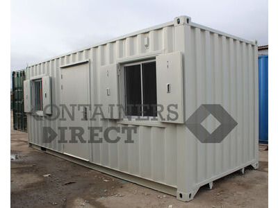 Shipping Container Conversions 20ft ModiBox® office with skylights