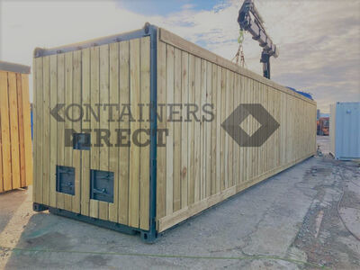 Shipping Container Conversions 40ft bike shop with workshop click to zoom image
