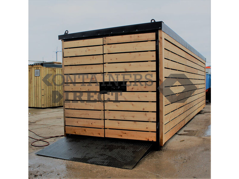Shipping Container Conversions 30ft bespoke cladded container click to zoom image