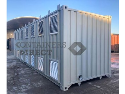 Shipping Container Conversions 30ft oxygen tank store - NHS