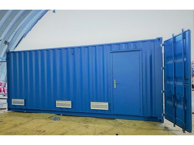 Shipping Container Conversions 20ft workshop with RSJ beam
