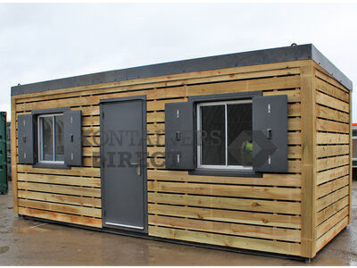 Shipping Container Conversions 20ft ModiBox® with sloping roof