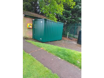 Flat Pack Shipping Containers Broxbourne Sports Club Flat Pack Containers click to zoom image