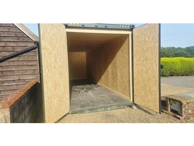 Shipping Container Conversions 30ft OSB lined storage box