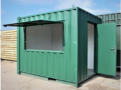 Shipping Container Conversions 10ft MenuBox®- pizza kitchen