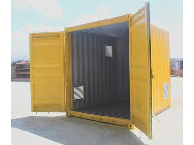 Shipping Container Conversions 10ft Falcon with floor grate