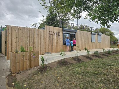 Shipping Container Conversions Community playground cafe and bike hire store - 2 x 20ft