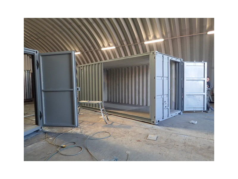 Shipping Container Conversions 2 x 18ft side joined click to zoom image