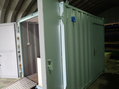 Shipping Container Conversions 10ft Ticket booth