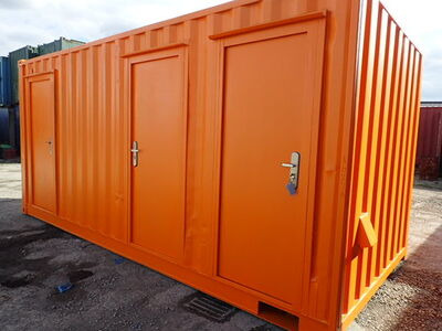 Shipping Container Conversions 18ft ply lined office and store