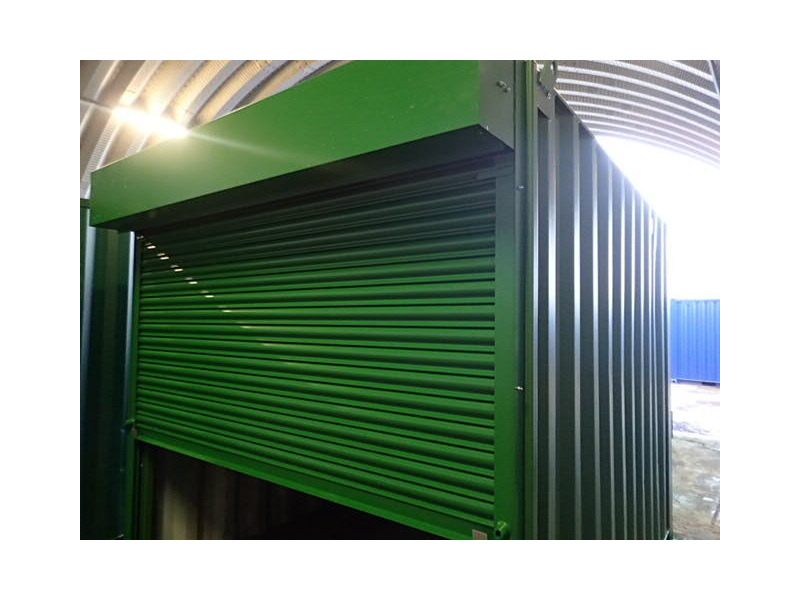 Shipping Container Conversions 10ft roller shutter door click to zoom image