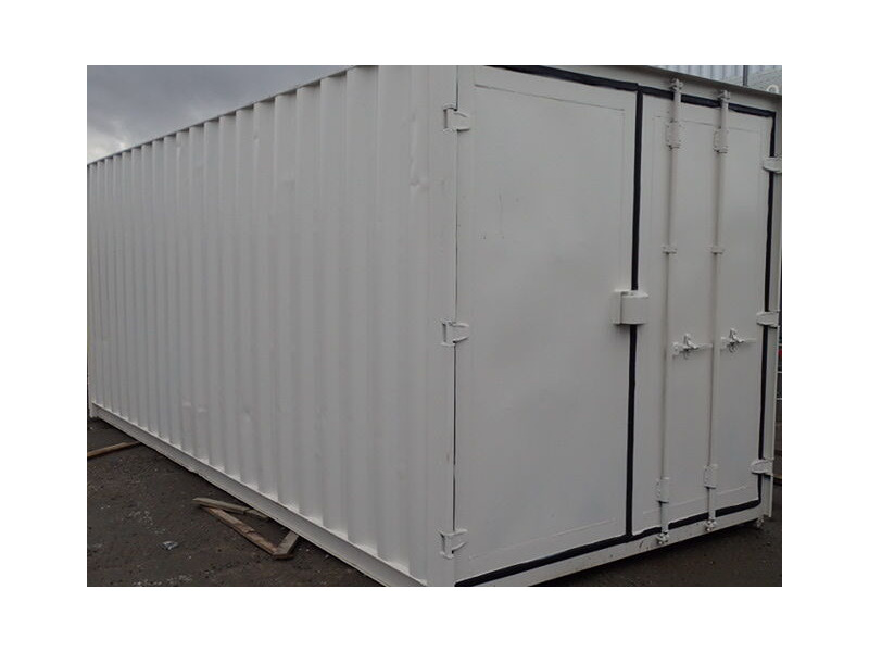 Shipping Container Conversions 20ft S3 doors, ply lined, electrics and shelving click to zoom image