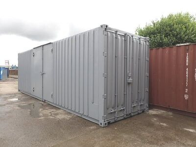 Shipping Container Conversions 30ft high cube, pallet wide with ramp
