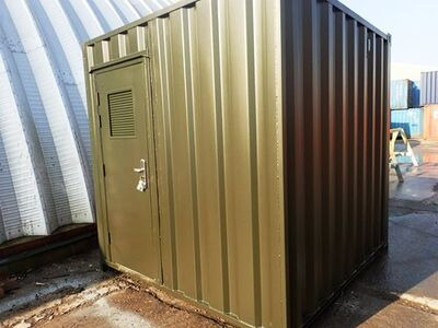 Shipping Container Conversions 8ft biomass energy unit