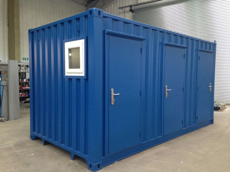 Shipping Container Conversions 16ft toilet block click to zoom image
