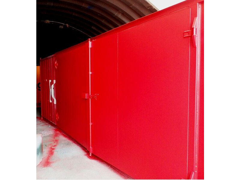 Shipping Container Conversions 30ft with 16ft wide side doors click to zoom image