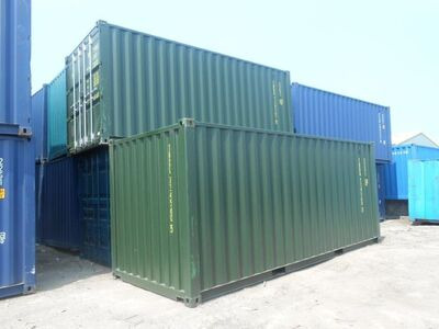SHIPPING CONTAINERS 20ft ISO DV - Green 19188