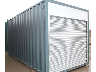 SHIPPING CONTAINERS 15ft Roller Shutter Door S4